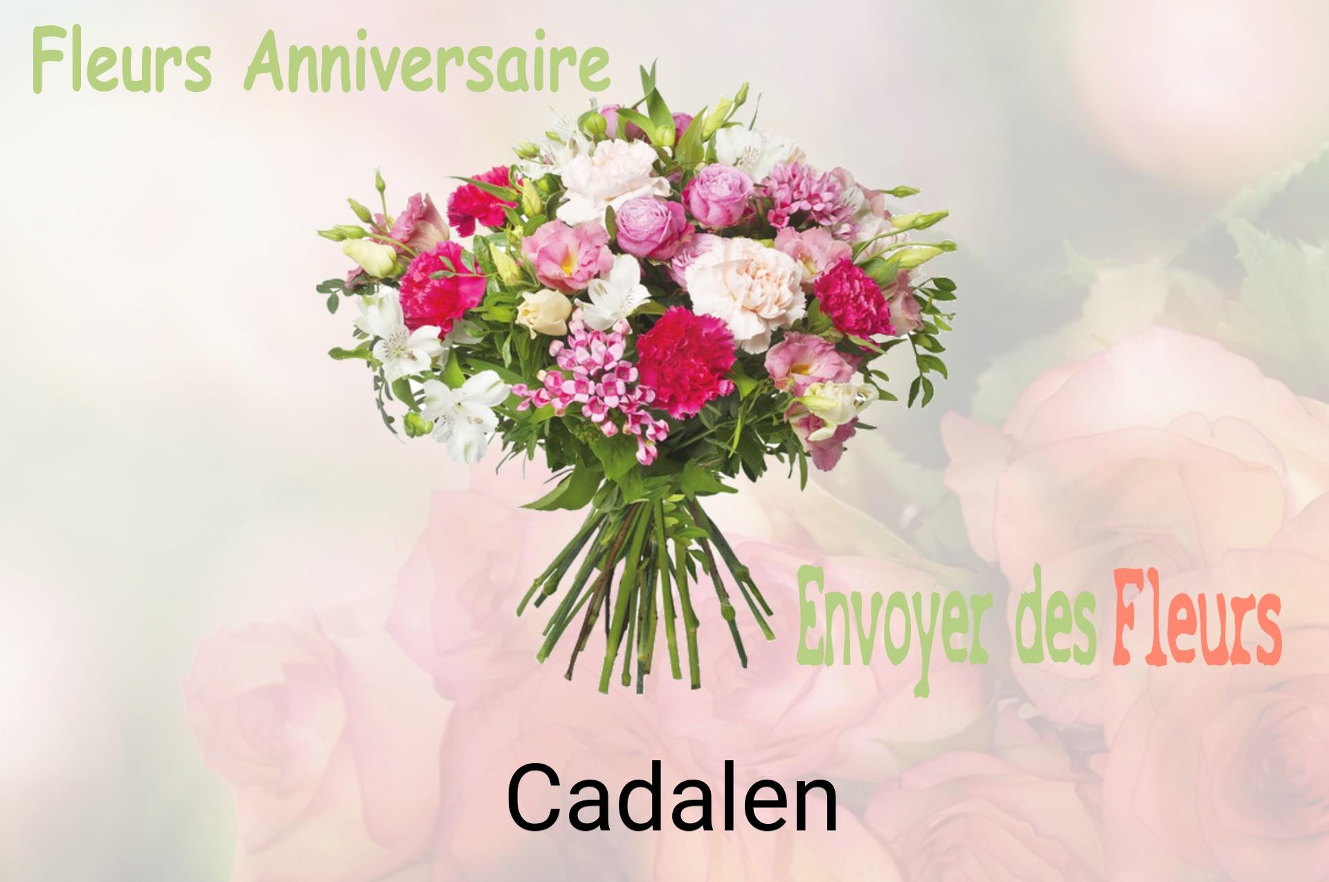 Bouquet de fleurs d’anniversaire livré à Cadalen